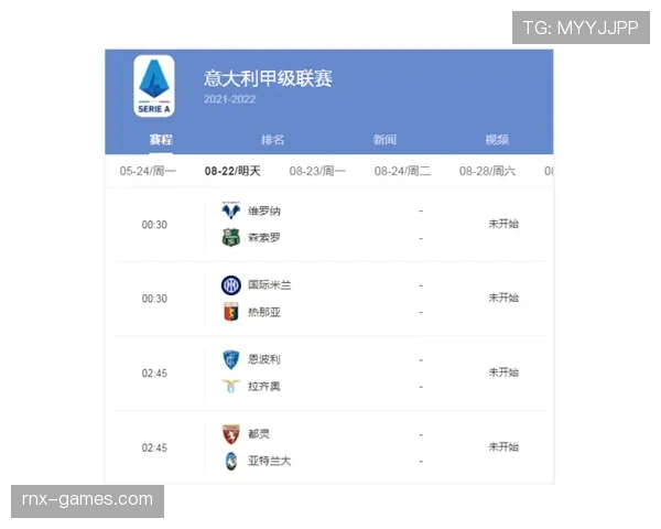 意甲联赛最新动态与赛况更新